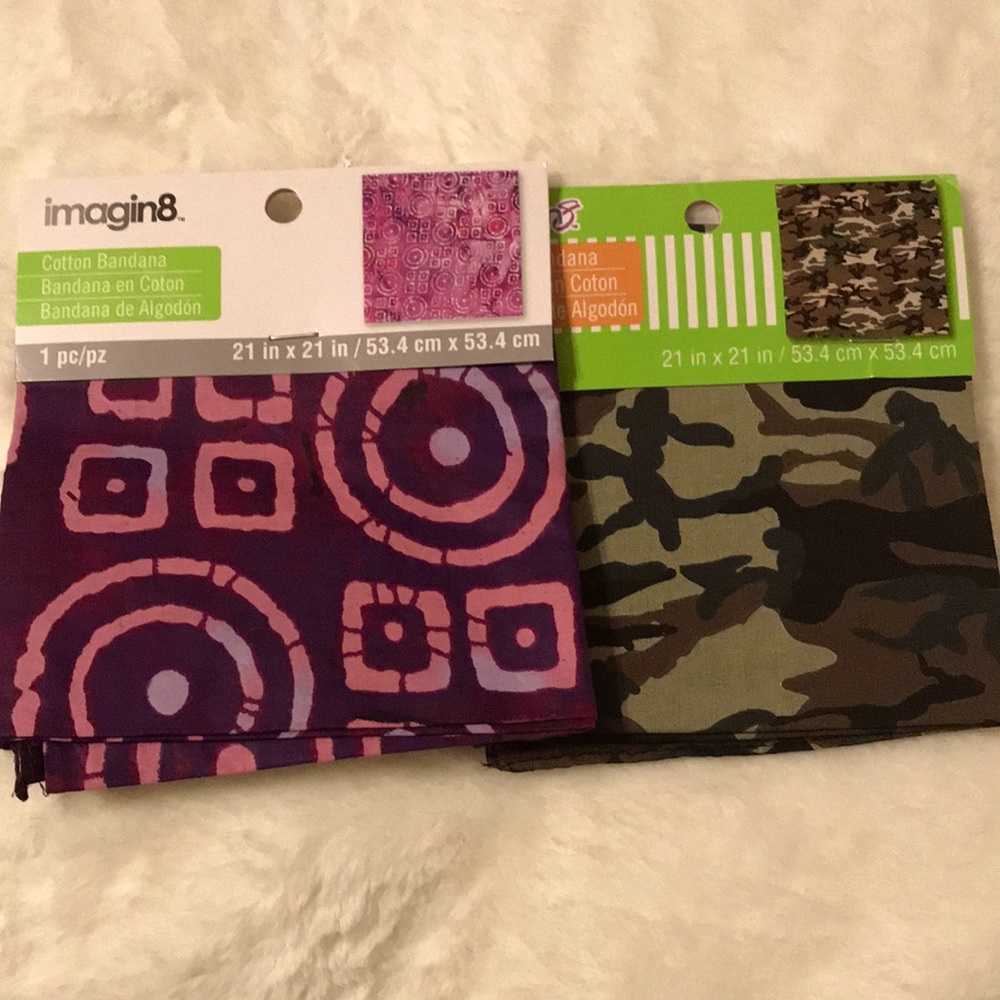 Imagin8 Crafty Design Bandanna 2 for 1